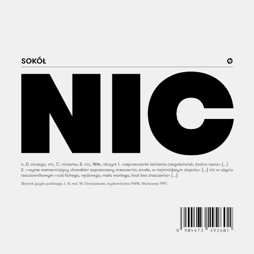 Okładka: Nic