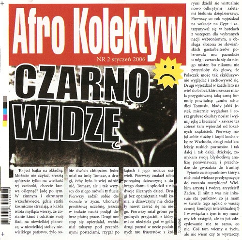 Okładka: Czarno widzę